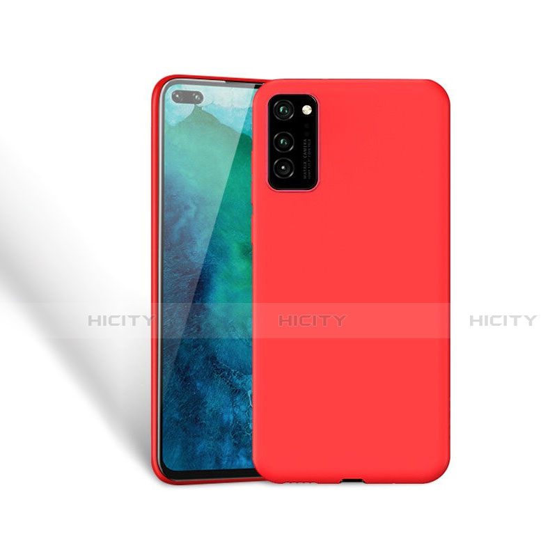 Coque Ultra Fine Silicone Souple 360 Degres Housse Etui Z03 pour Huawei Honor V30 Pro 5G Rouge Plus