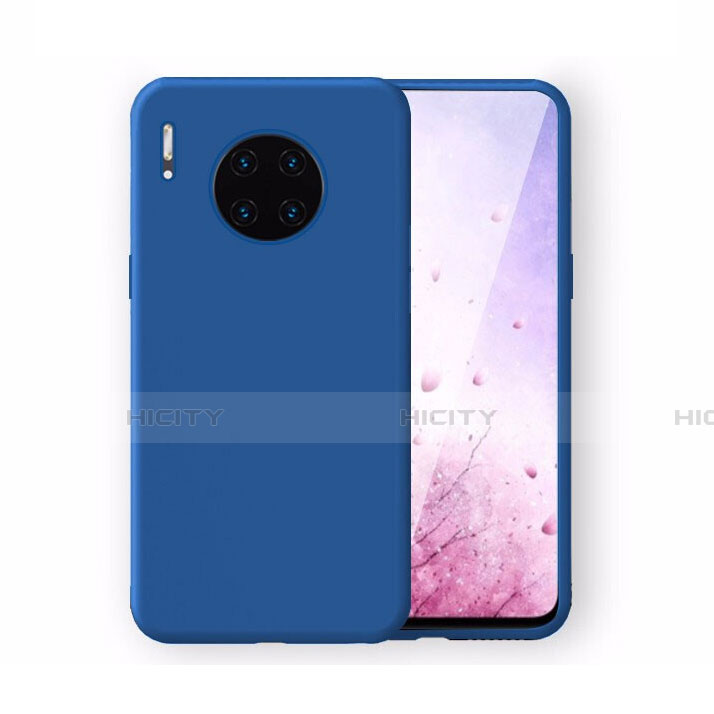 Coque Ultra Fine Silicone Souple 360 Degres Housse Etui Z04 pour Huawei Mate 30 Pro 5G Bleu Plus