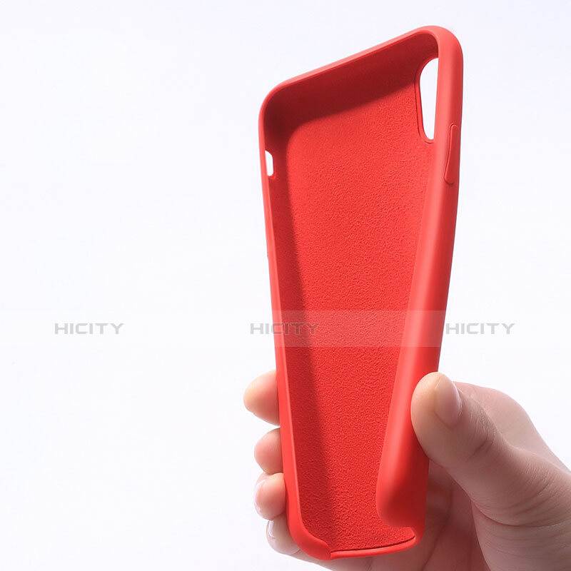 Coque Ultra Fine Silicone Souple 360 Degres M02 pour Apple iPhone X Rouge Plus