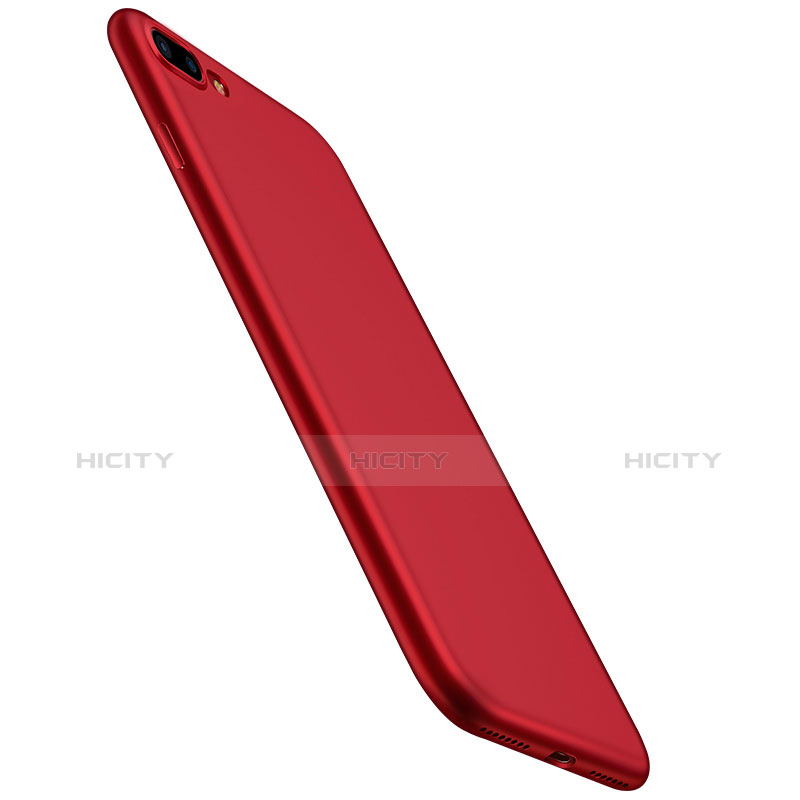 Coque Ultra Fine Silicone Souple 360 Degres pour Apple iPhone 7 Plus Rouge Plus