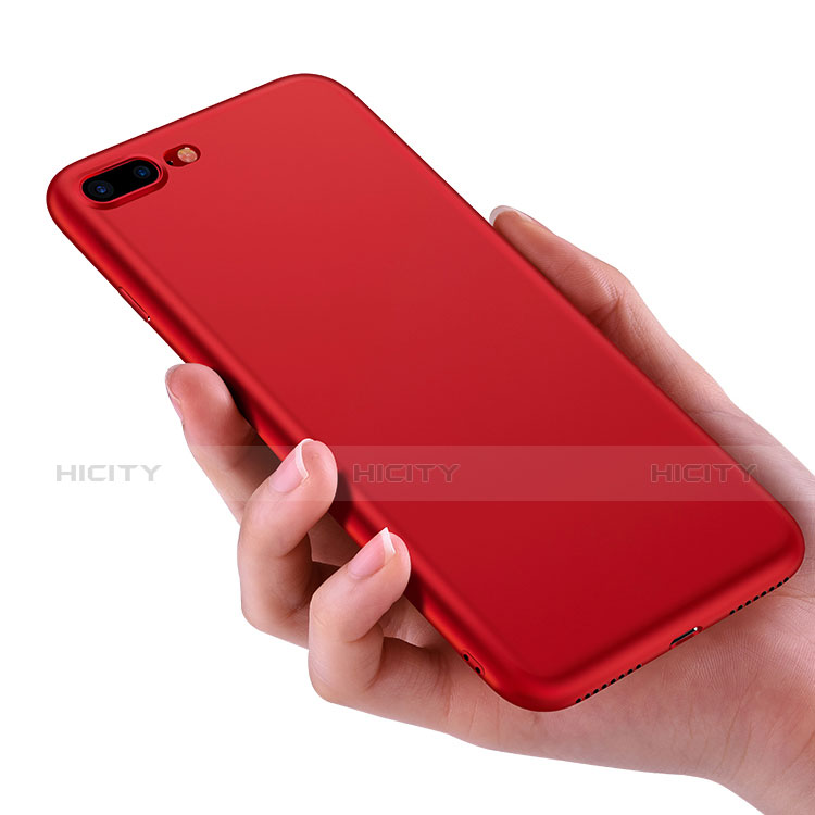 Coque Ultra Fine Silicone Souple 360 Degres pour Apple iPhone 7 Plus Rouge Plus