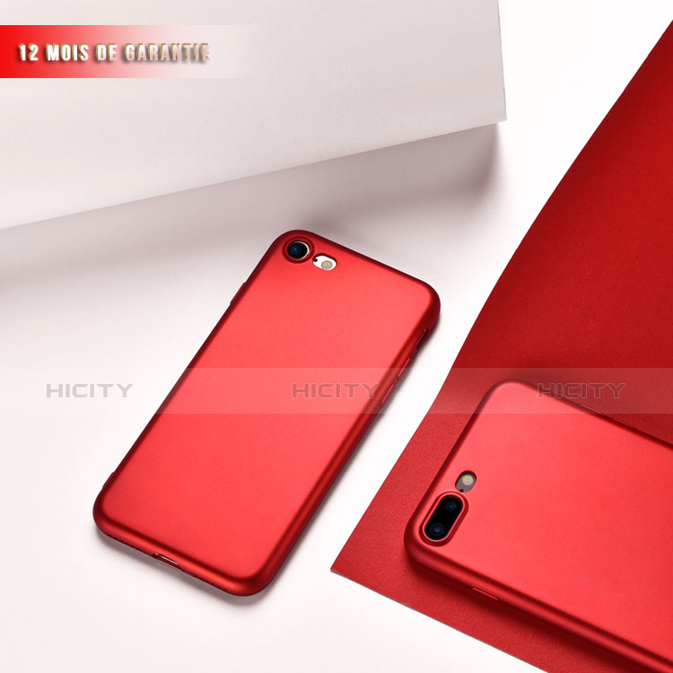 Coque Ultra Fine Silicone Souple 360 Degres pour Apple iPhone 8 Rouge Plus