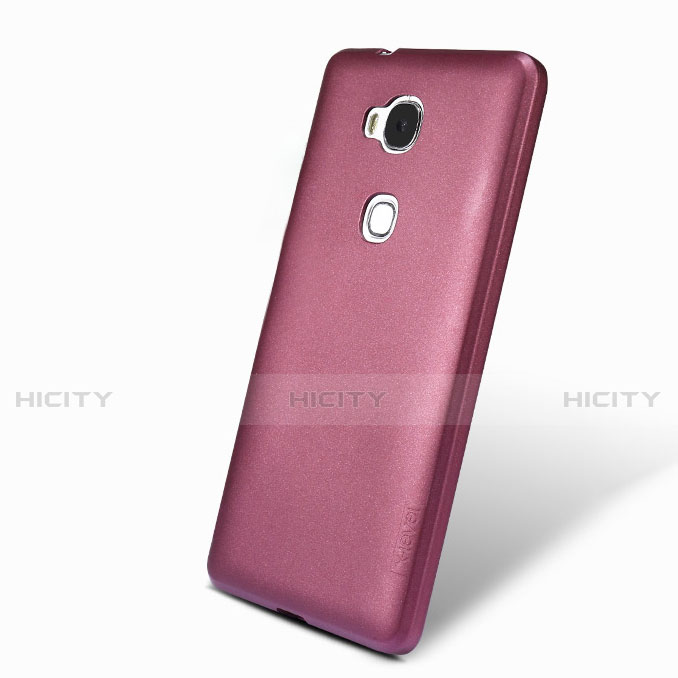 Coque Ultra Fine Silicone Souple 360 Degres pour Huawei GR5 Violet Plus