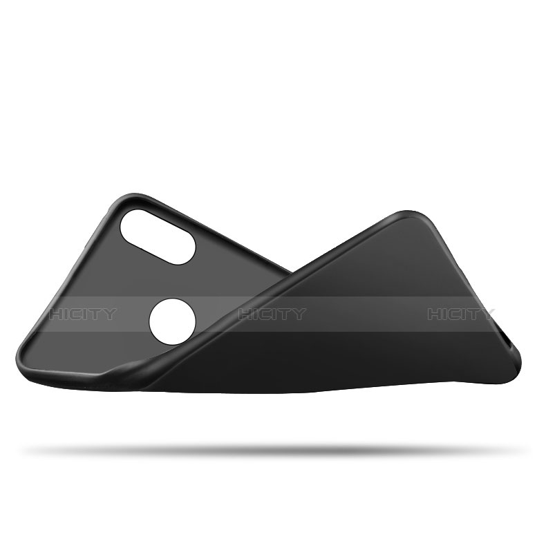 Coque Ultra Fine Silicone Souple avec Support Bague Anneau pour Xiaomi Redmi Y2 Noir Plus