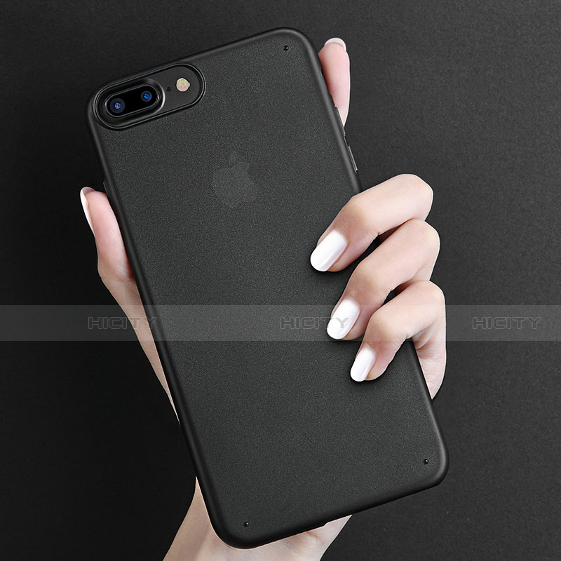 Coque Ultra Fine Silicone Souple D03 pour Apple iPhone 7 Plus Noir Plus