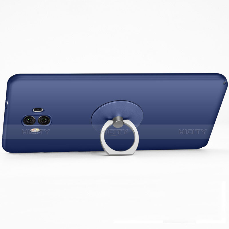 Coque Ultra Fine Silicone Souple et Support Bague Anneau pour Huawei Mate 10 Bleu Plus