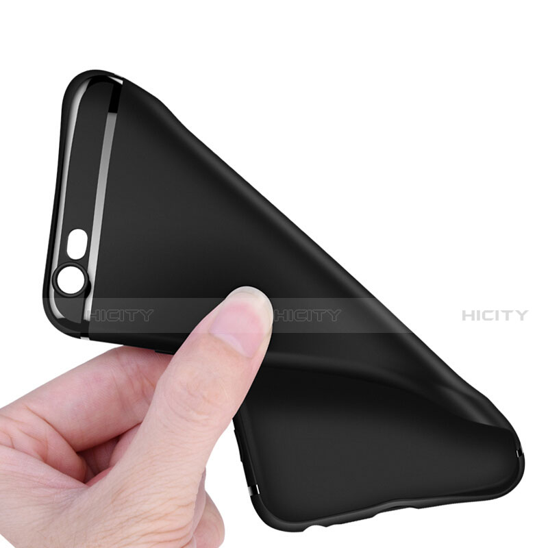 Coque Ultra Fine Silicone Souple G02 pour Apple iPhone 6 Plus Noir Plus