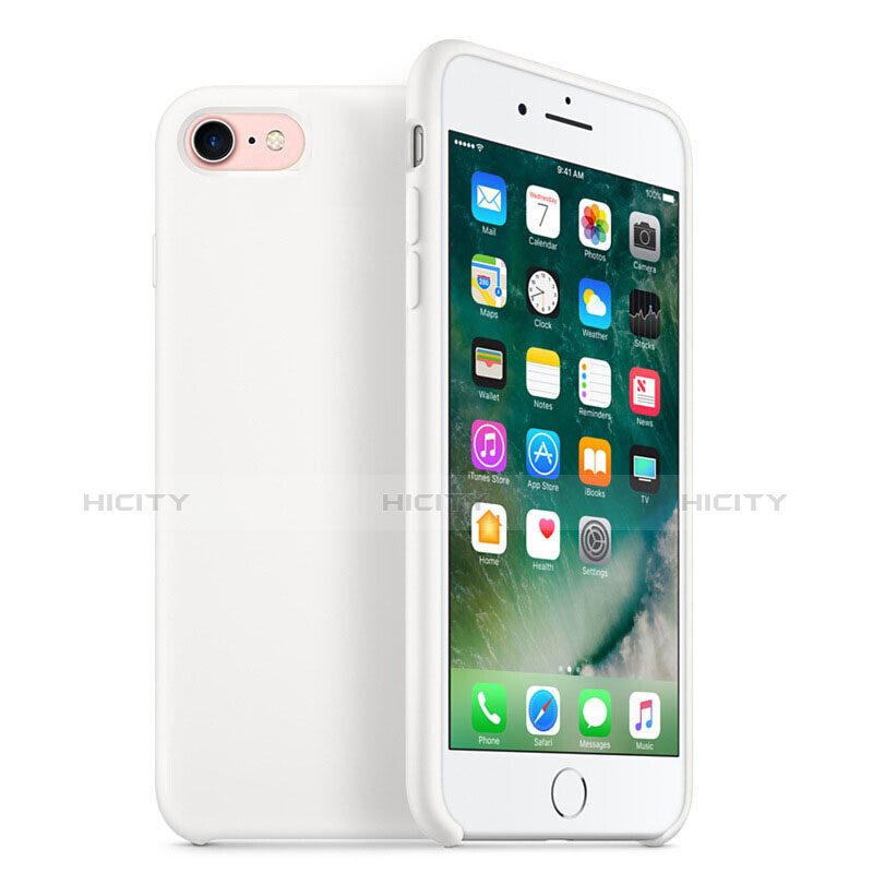 Coque Ultra Fine Silicone Souple H07 pour Apple iPhone 6S Plus Blanc Plus