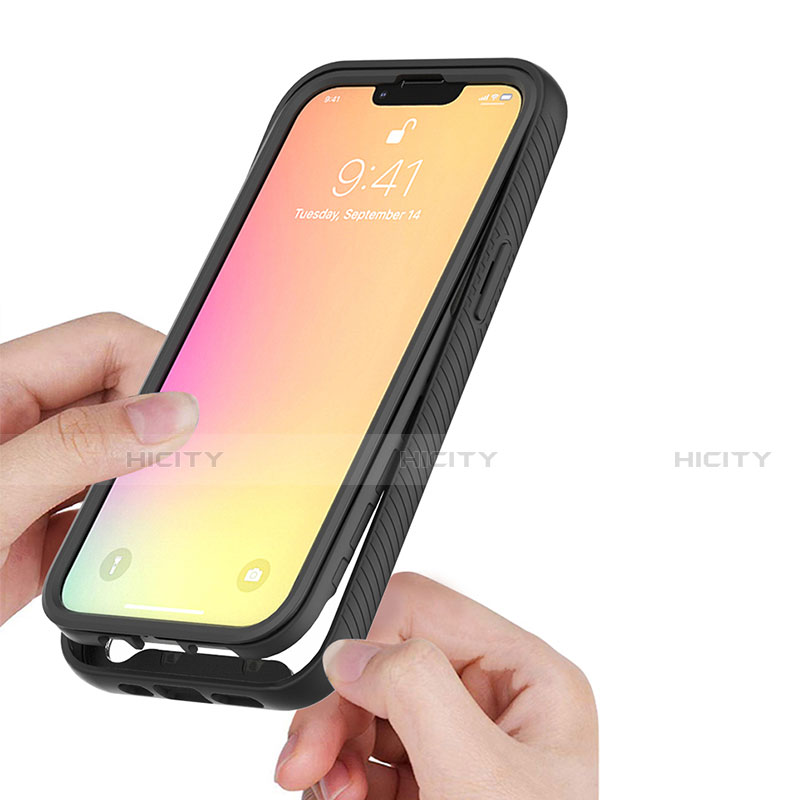 Coque Ultra Fine Silicone Souple Housse Etui 360 Degres Avant et Arriere pour Apple iPhone 13 Mini Plus