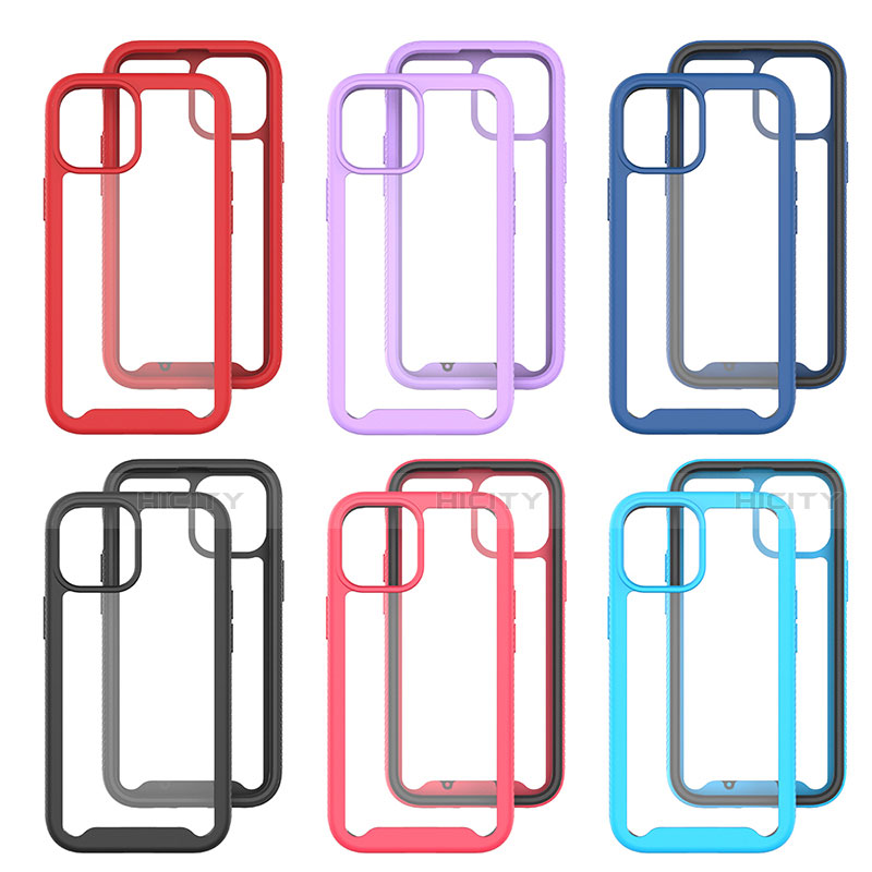 Coque Ultra Fine Silicone Souple Housse Etui 360 Degres Avant et Arriere pour Apple iPhone 13 Mini Plus