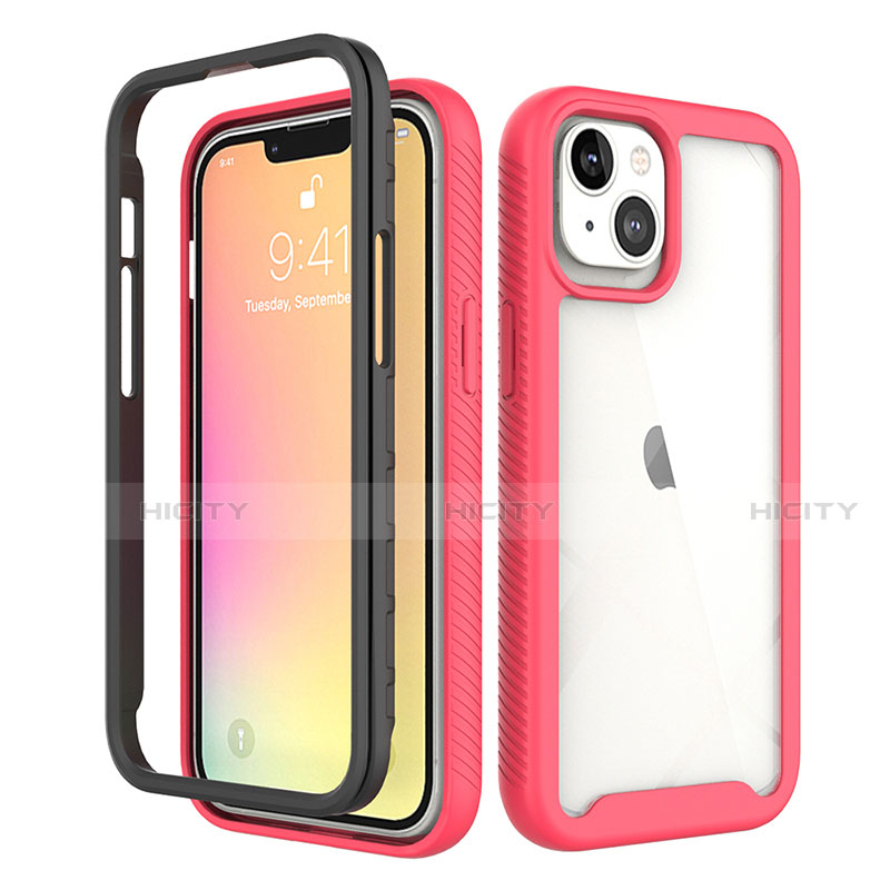 Coque Ultra Fine Silicone Souple Housse Etui 360 Degres Avant et Arriere pour Apple iPhone 13 Mini Plus