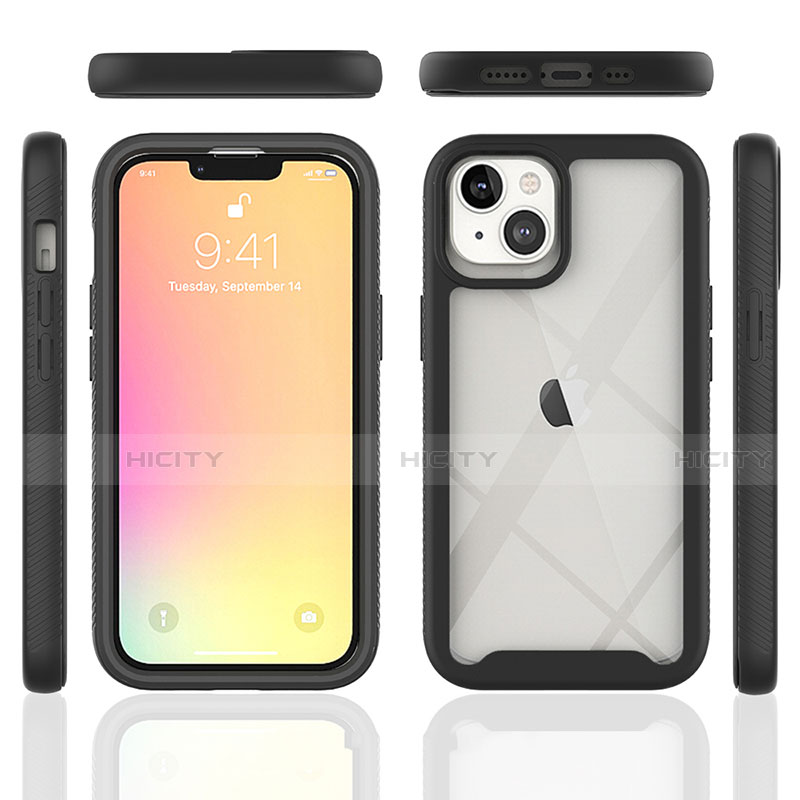 Coque Ultra Fine Silicone Souple Housse Etui 360 Degres Avant et Arriere pour Apple iPhone 13 Mini Plus