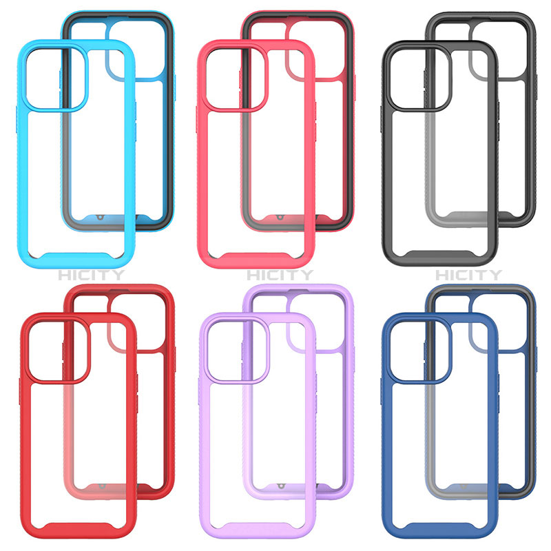 Coque Ultra Fine Silicone Souple Housse Etui 360 Degres Avant et Arriere pour Apple iPhone 14 Pro Plus