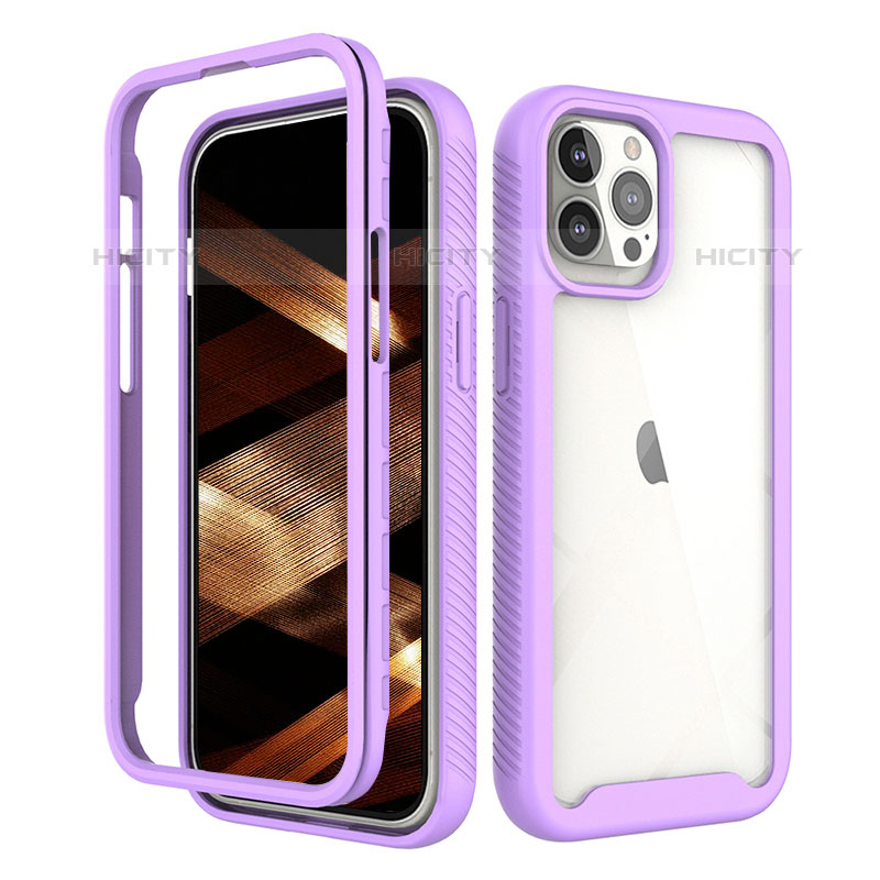 Coque Ultra Fine Silicone Souple Housse Etui 360 Degres Avant et Arriere pour Apple iPhone 15 Pro Max Plus