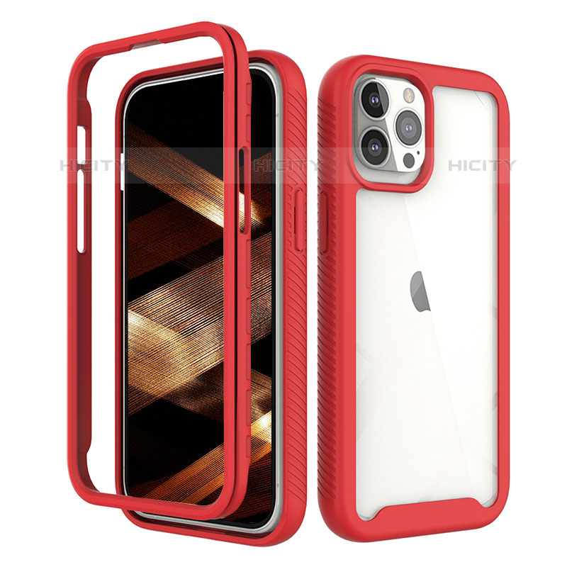 Coque Ultra Fine Silicone Souple Housse Etui 360 Degres Avant et Arriere pour Apple iPhone 15 Pro Plus