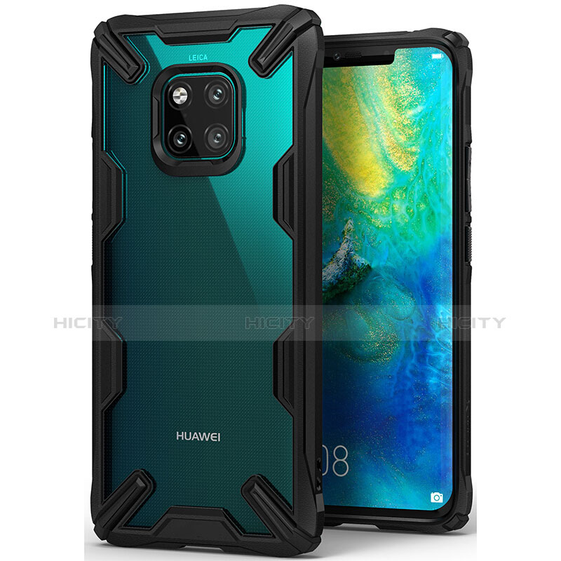 Coque Ultra Fine Silicone Souple Housse Etui 360 Degres Avant et Arriere pour Huawei Mate 20 Pro Noir Plus