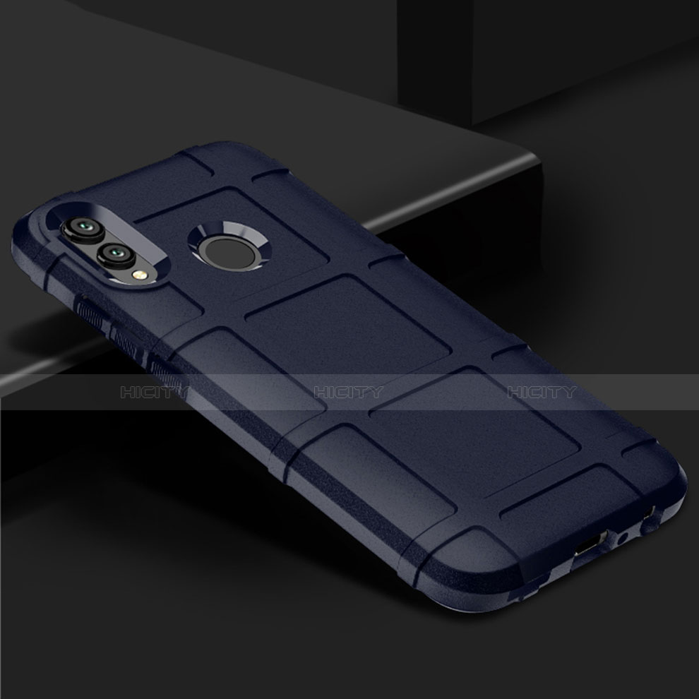 Coque Ultra Fine Silicone Souple Housse Etui 360 Degres Avant et Arriere pour Huawei P Smart (2019) Bleu Plus