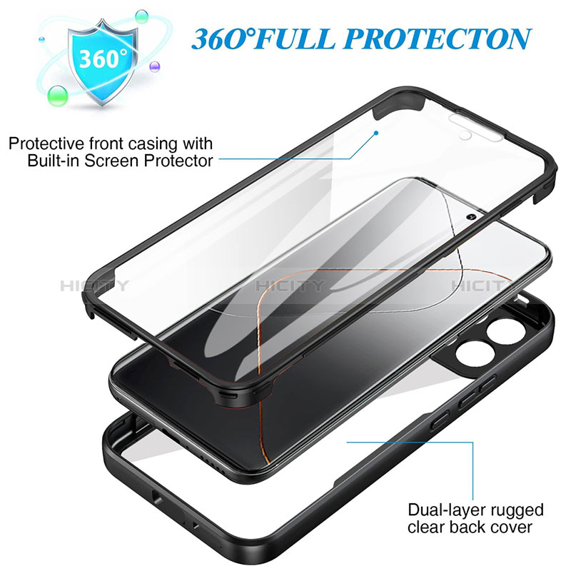 Coque Ultra Fine Silicone Souple Housse Etui 360 Degres Avant et Arriere pour Xiaomi Mi 14 5G Plus