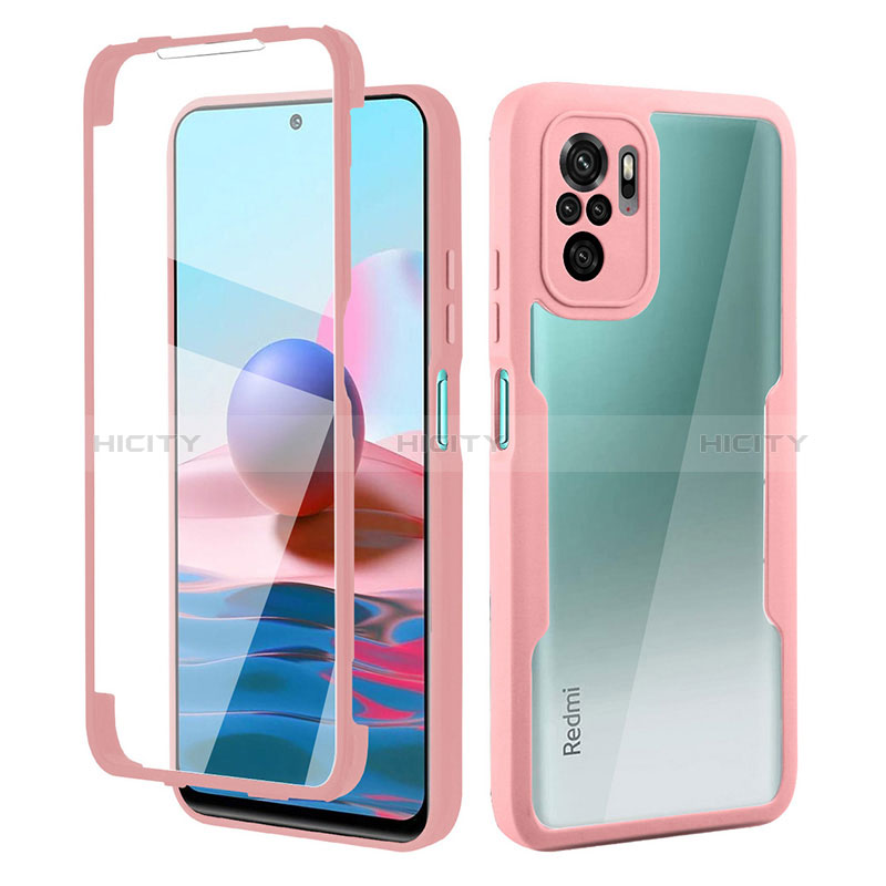 Coque Ultra Fine Silicone Souple Housse Etui 360 Degres Avant et Arriere pour Xiaomi Redmi Note 10S 4G Plus