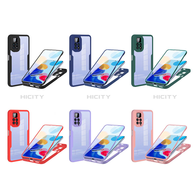 Coque Ultra Fine Silicone Souple Housse Etui 360 Degres Avant et Arriere pour Xiaomi Redmi Note 11 4G (2022) Plus