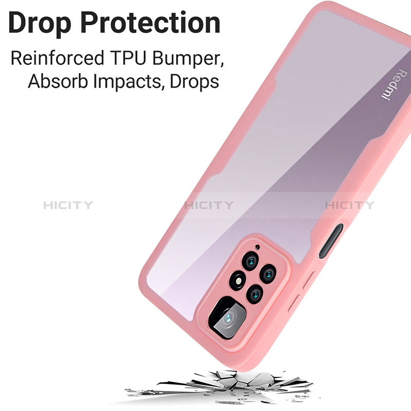 Coque Ultra Fine Silicone Souple Housse Etui 360 Degres Avant et Arriere pour Xiaomi Redmi Note 11S 4G Plus