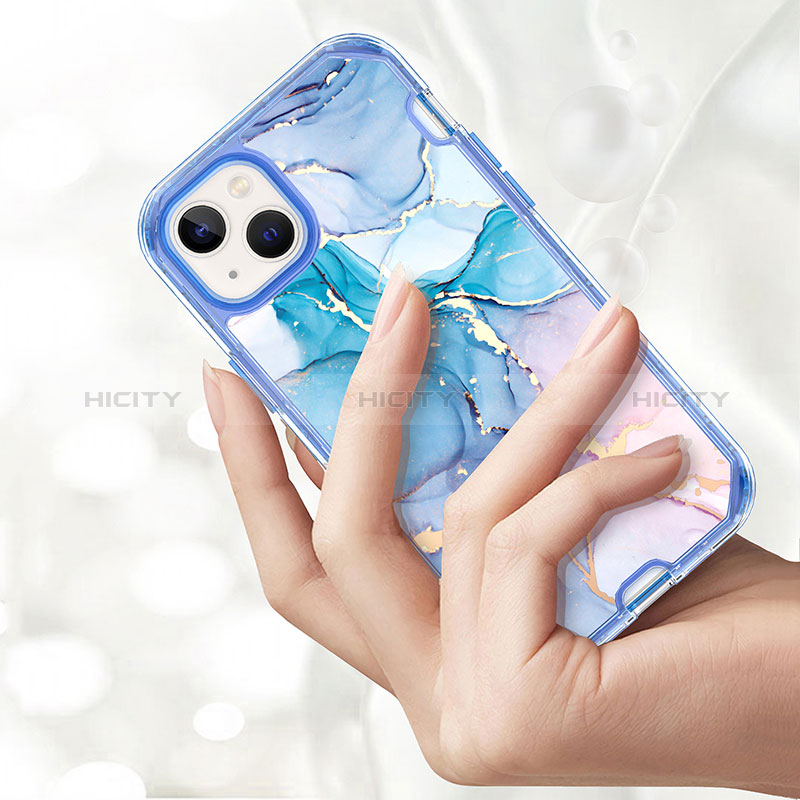 Coque Ultra Fine Silicone Souple Housse Etui 360 Degres Avant et Arriere YJ1 pour Apple iPhone 15 Plus