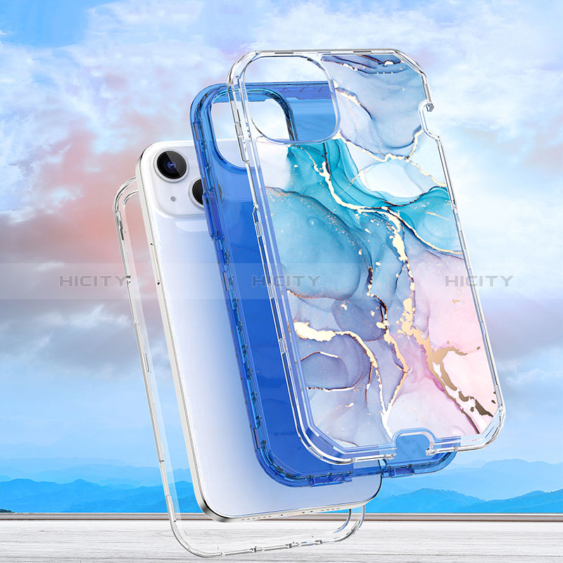 Coque Ultra Fine Silicone Souple Housse Etui 360 Degres Avant et Arriere YJ1 pour Apple iPhone 15 Plus