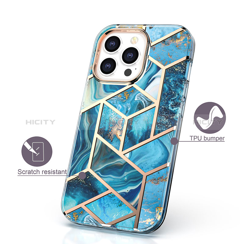 Coque Ultra Fine Silicone Souple Housse Etui 360 Degres Avant et Arriere YJ3 pour Apple iPhone 13 Pro Plus