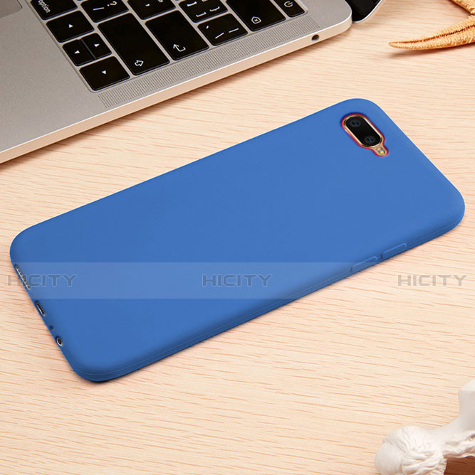 Coque Ultra Fine Silicone Souple Housse Etui A01 pour Oppo K1 Bleu Plus