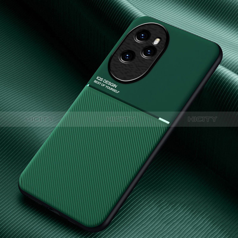 Coque Ultra Fine Silicone Souple Housse Etui avec Aimante Magnetique pour Huawei Honor 100 Pro 5G Vert Plus