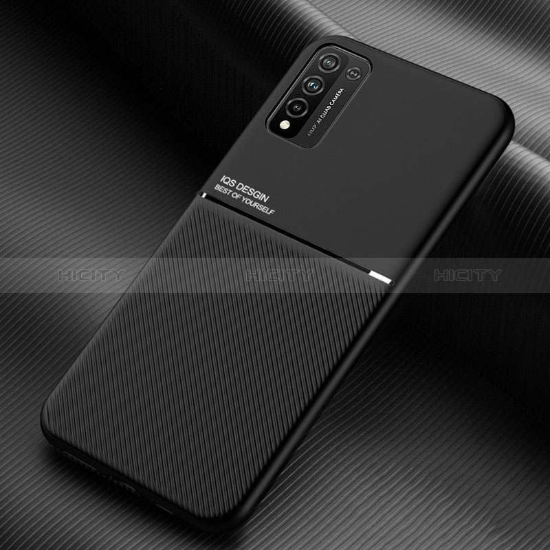 Coque Ultra Fine Silicone Souple Housse Etui avec Aimante Magnetique pour Huawei Honor 10X Lite Noir Plus