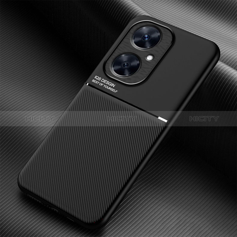 Coque Ultra Fine Silicone Souple Housse Etui avec Aimante Magnetique pour Huawei Nova 11i Noir Plus