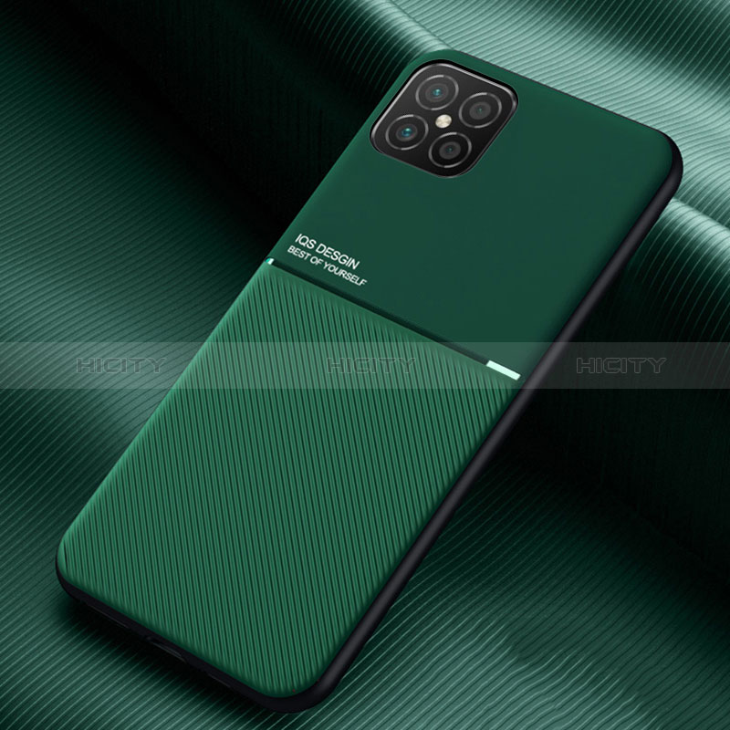 Coque Ultra Fine Silicone Souple Housse Etui avec Aimante Magnetique pour Huawei Nova 8 SE 4G Vert Plus