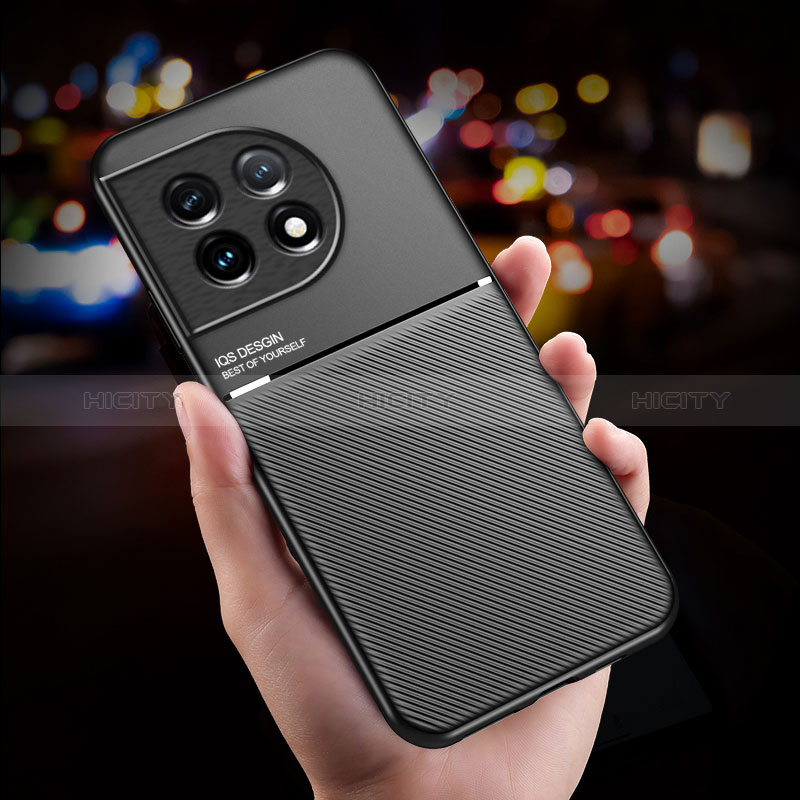 Coque Ultra Fine Silicone Souple Housse Etui avec Aimante Magnetique pour OnePlus Ace 2 Pro 5G Plus