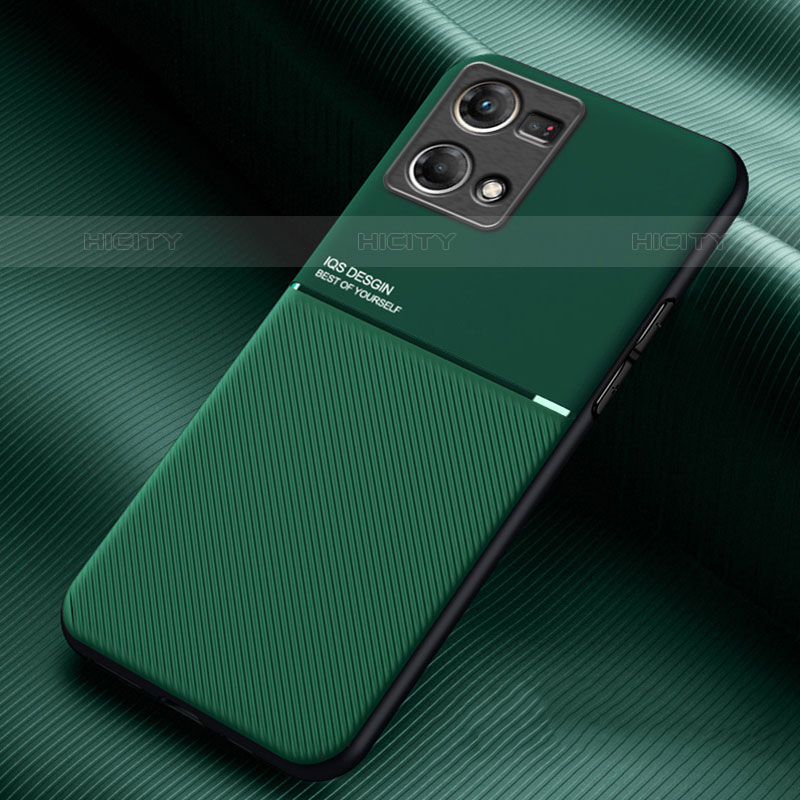 Coque Ultra Fine Silicone Souple Housse Etui avec Aimante Magnetique pour Oppo F21 Pro 4G Vert Plus