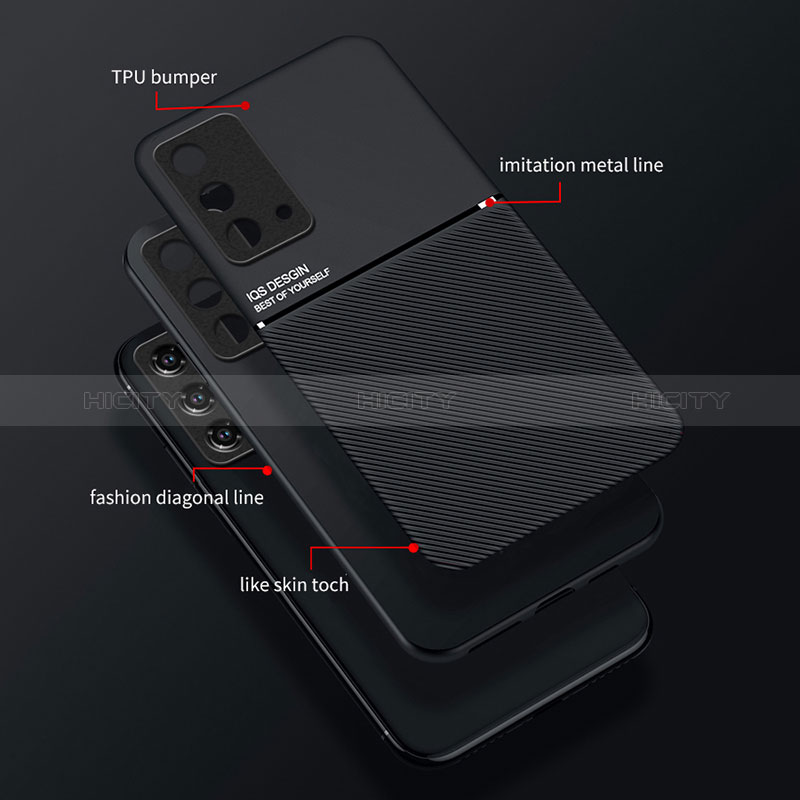 Coque Ultra Fine Silicone Souple Housse Etui avec Aimante Magnetique pour Oppo K9 5G Plus