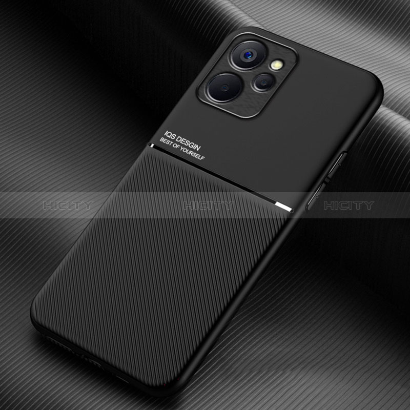 Coque Ultra Fine Silicone Souple Housse Etui avec Aimante Magnetique pour Realme 10T 5G Noir Plus