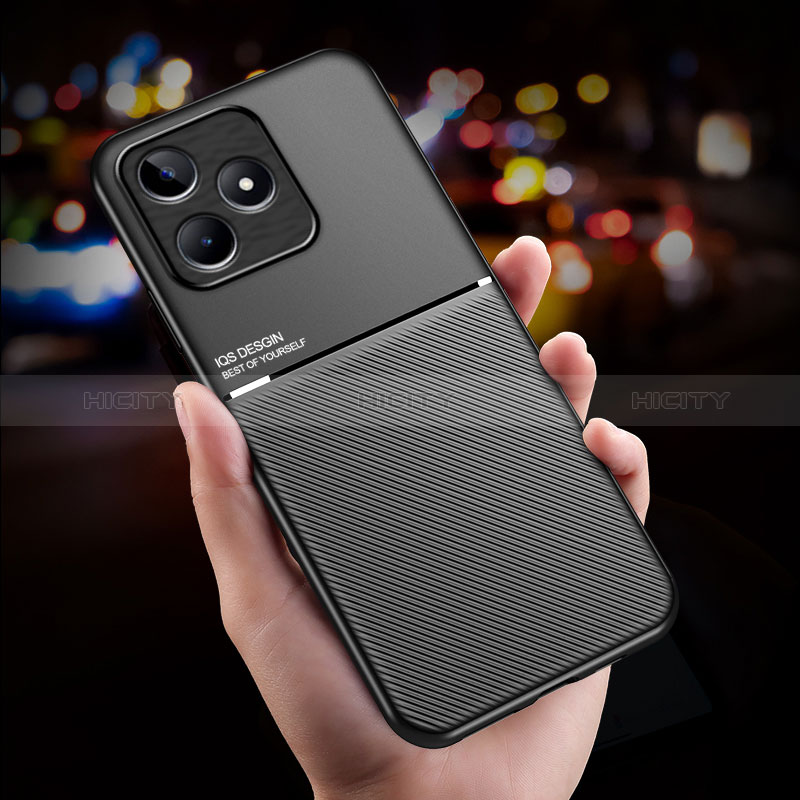 Coque Ultra Fine Silicone Souple Housse Etui avec Aimante Magnetique pour Realme C53 India Plus