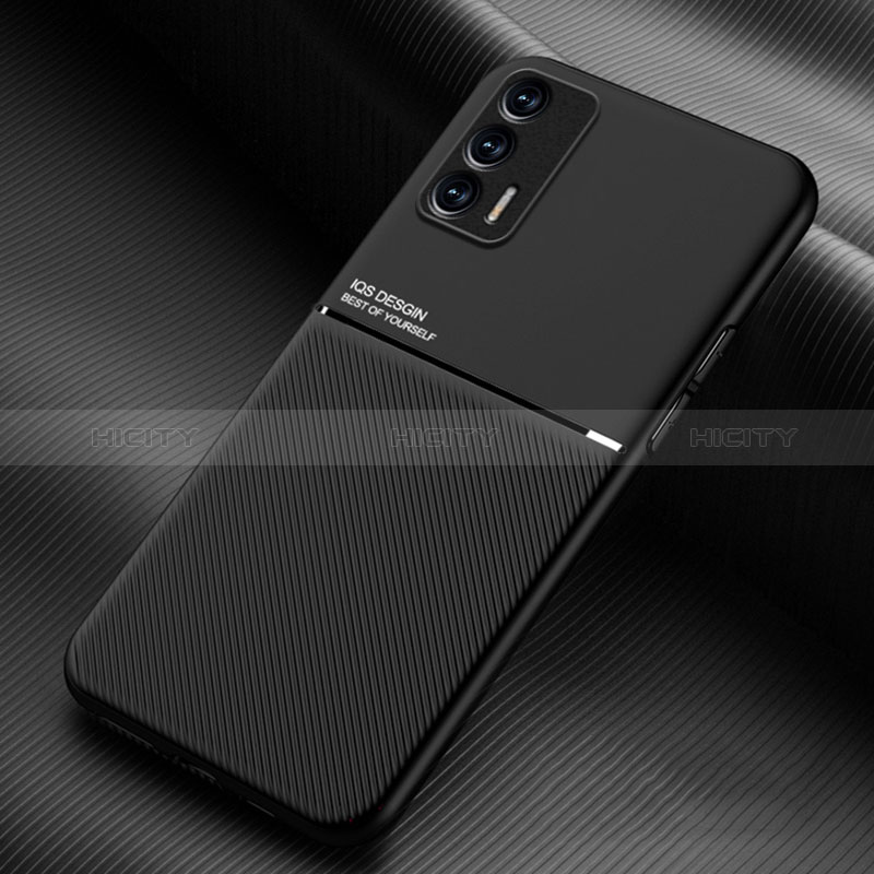 Coque Ultra Fine Silicone Souple Housse Etui avec Aimante Magnetique pour Realme GT 5G Noir Plus