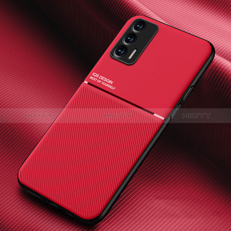 Coque Ultra Fine Silicone Souple Housse Etui avec Aimante Magnetique pour Realme GT Neo 2T 5G Rouge Plus