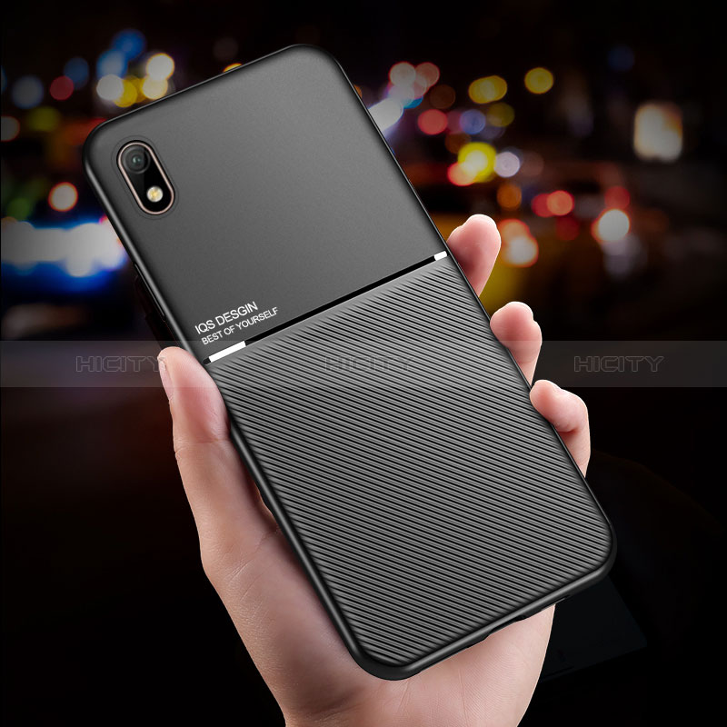 Coque Ultra Fine Silicone Souple Housse Etui avec Aimante Magnetique pour Samsung Galaxy A01 Core Plus