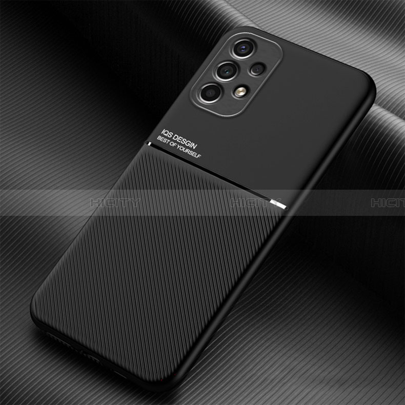 Coque Ultra Fine Silicone Souple Housse Etui avec Aimante Magnetique pour Samsung Galaxy A13 4G Noir Plus