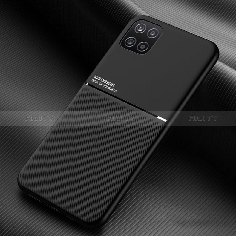 Coque Ultra Fine Silicone Souple Housse Etui avec Aimante Magnetique pour Samsung Galaxy A22s 5G Noir Plus