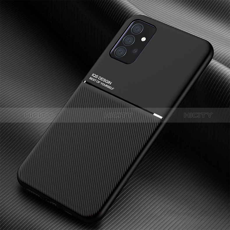 Coque Ultra Fine Silicone Souple Housse Etui avec Aimante Magnetique pour Samsung Galaxy A52s 5G Noir Plus