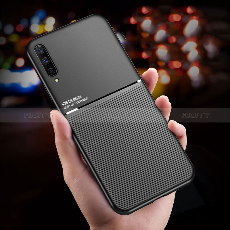 Coque Ultra Fine Silicone Souple Housse Etui avec Aimante Magnetique pour Samsung Galaxy A70 Plus