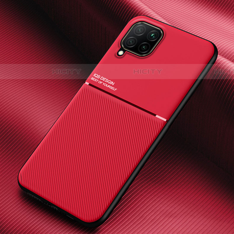 Coque Ultra Fine Silicone Souple Housse Etui avec Aimante Magnetique pour Samsung Galaxy F62 5G Rouge Plus