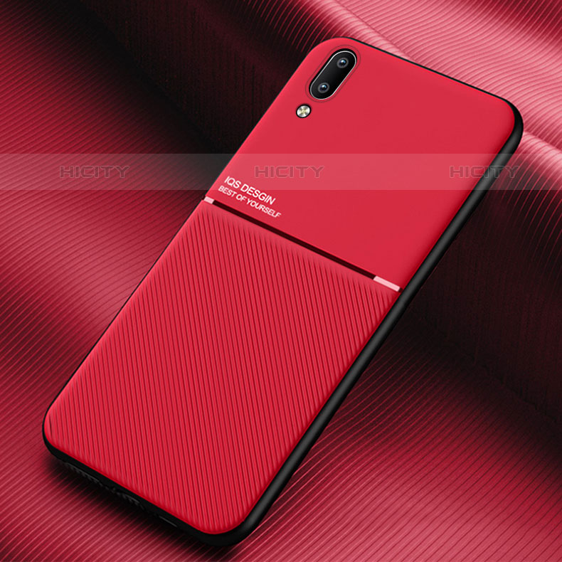 Coque Ultra Fine Silicone Souple Housse Etui avec Aimante Magnetique pour Samsung Galaxy M02 Rouge Plus