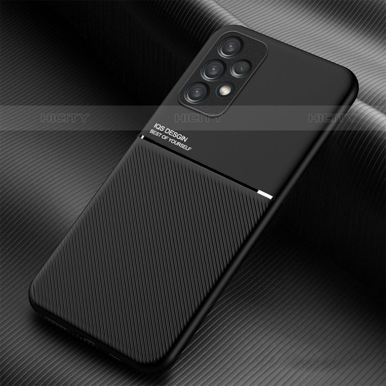 Coque Ultra Fine Silicone Souple Housse Etui avec Aimante Magnetique pour Samsung Galaxy M32 5G Noir Plus