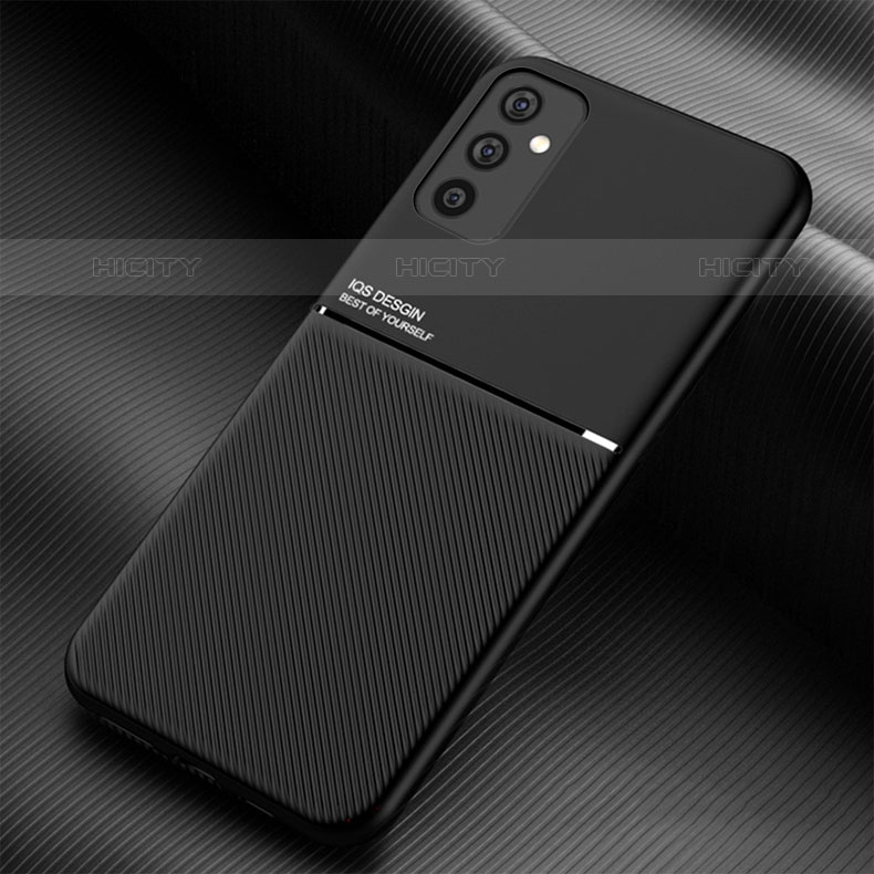 Coque Ultra Fine Silicone Souple Housse Etui avec Aimante Magnetique pour Samsung Galaxy M52 5G Noir Plus