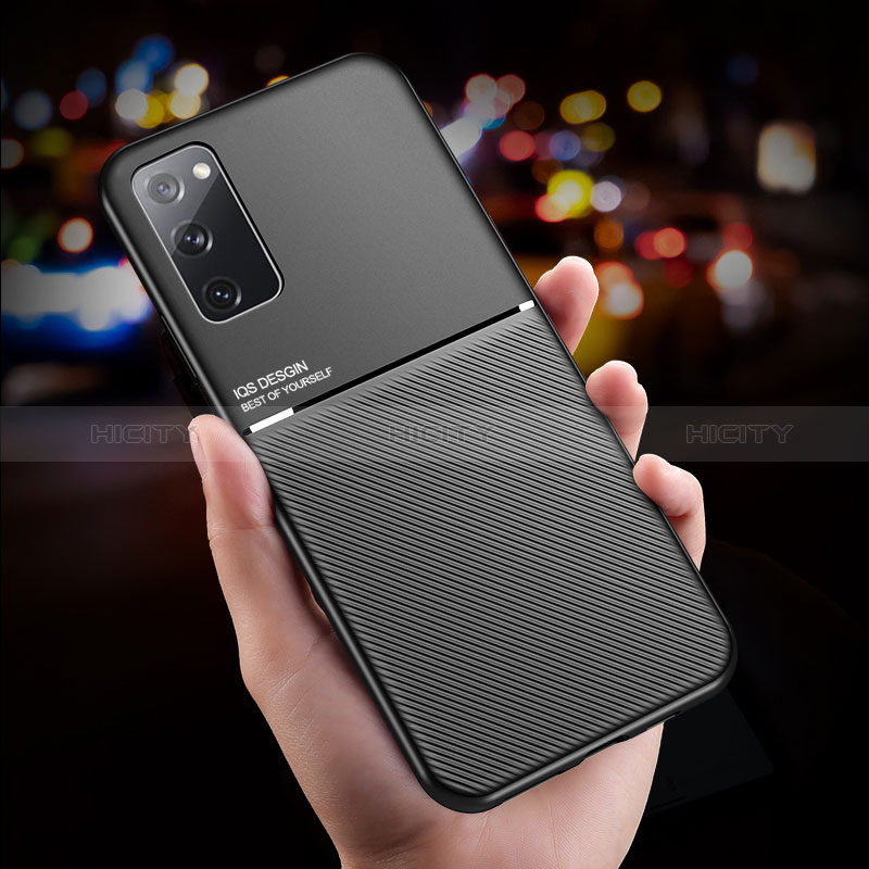 Coque Ultra Fine Silicone Souple Housse Etui avec Aimante Magnetique pour Samsung Galaxy S20 Lite 5G Plus